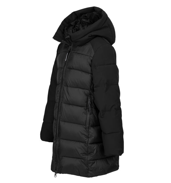 Bimaterica long padded jacket 