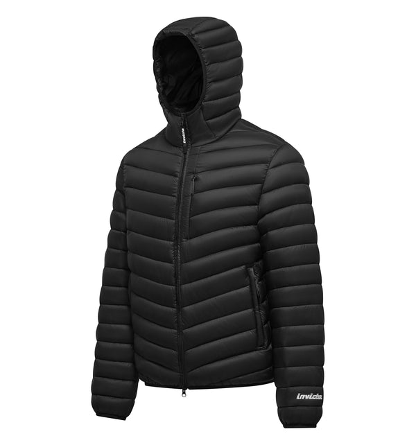 Short down jacket with hood 