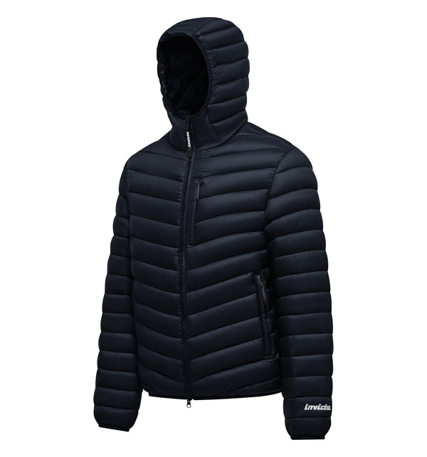 Short down jacket with hood 