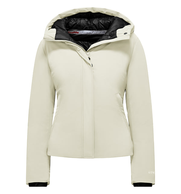 Short padded jacket with hood  - 0134 / XS